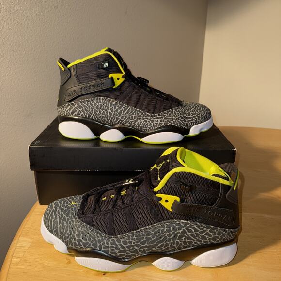 Jordan 6 Ring Men’s Size 9 Shoes 322992-033 DS OG ALL. Venom Green New Size main image 6